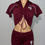 Thumbnail: HYPPE Women's Two Piece Scrunch Top