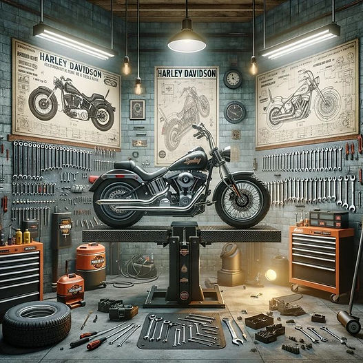 mecanico de motos em franca oficina de moto