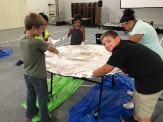 Shaving cream pictionary...just for fun