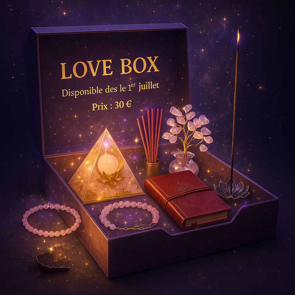 box mensuelle ( juillet) " love box"