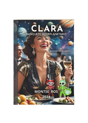 Clara banquete interplanetario portada libro.png