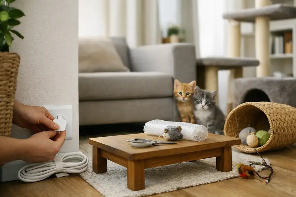 How to Kitten-Proof Your Home Before They Arrive