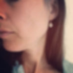 Thumbnail: Medallion Earrings w/ rose cut black diamonds