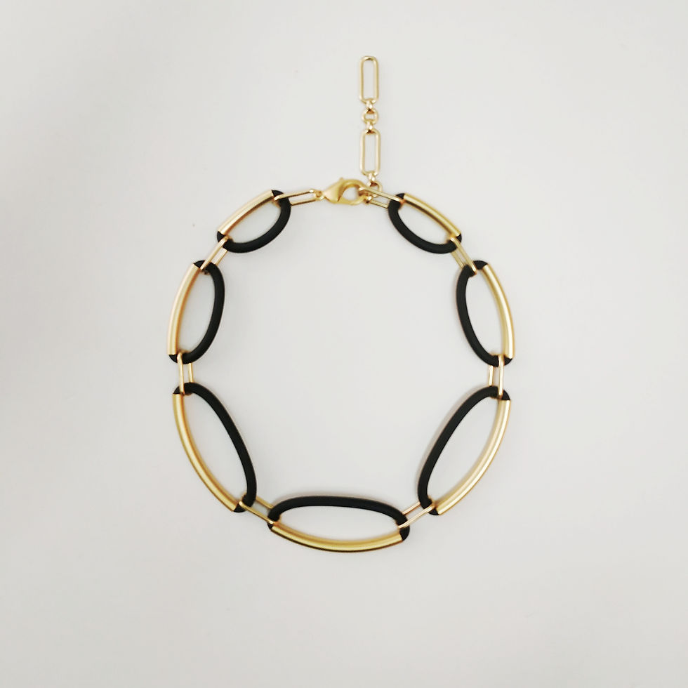 Thumbnail: שרשרת נוכחות חוליות גדלים משתנים שחור וכסף