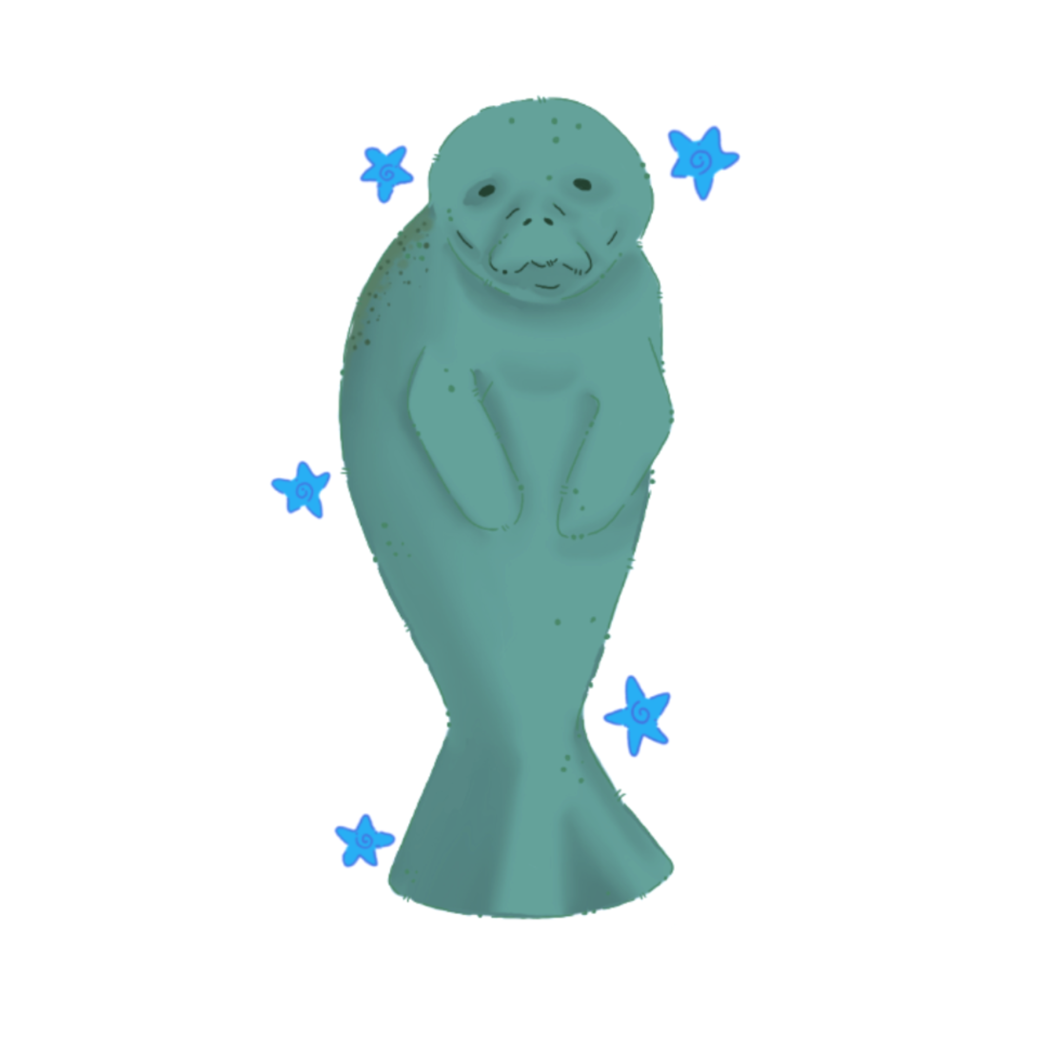 Manatee Sticker