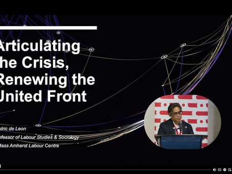 Articulating the Crisis, Renewing the United Front