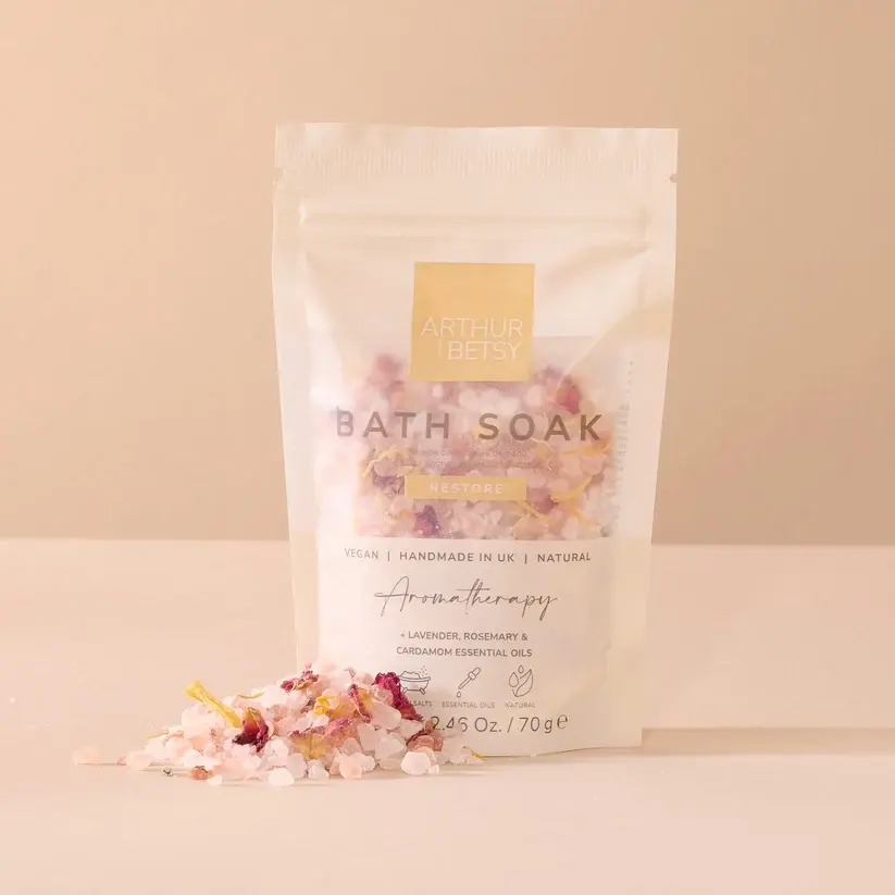 Bath soaks for a Wellness Gift box for employees