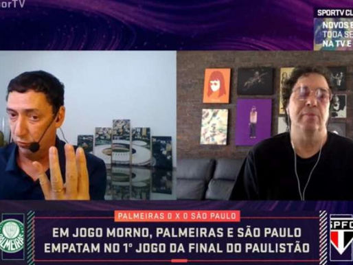 Farpas na TV: Casagrande e Paulo Vinícius Coelho brigam no SporTV