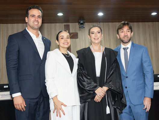 Governador prestigia posse da advogada Giovanna Mayer como membro do TRE-PB