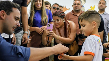 Governador Lucas Ribeiro inaugura creche em Condado e vistoria obras em Vista Serrana