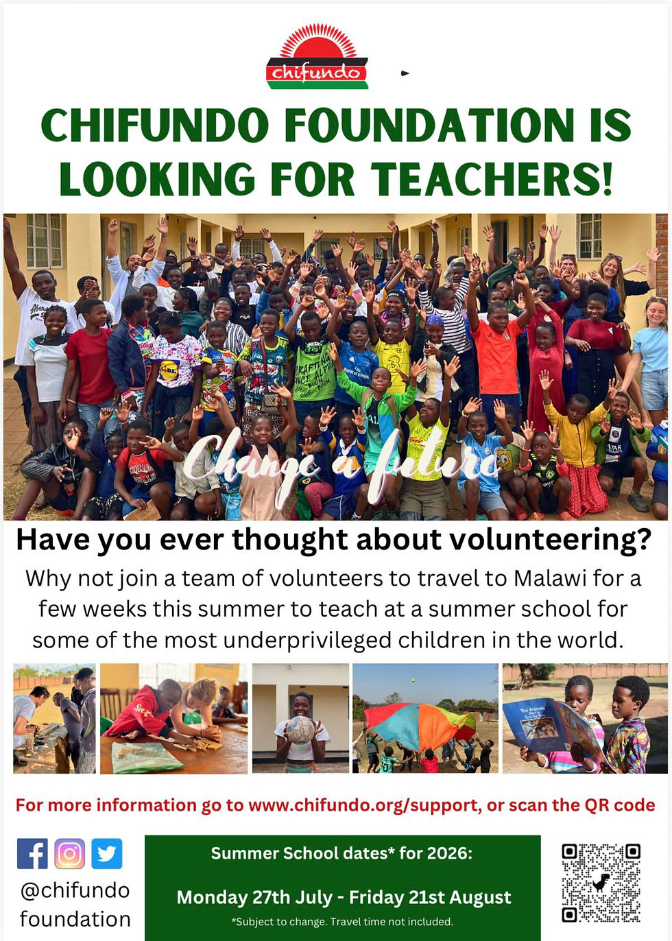 Looking for Volunteers!