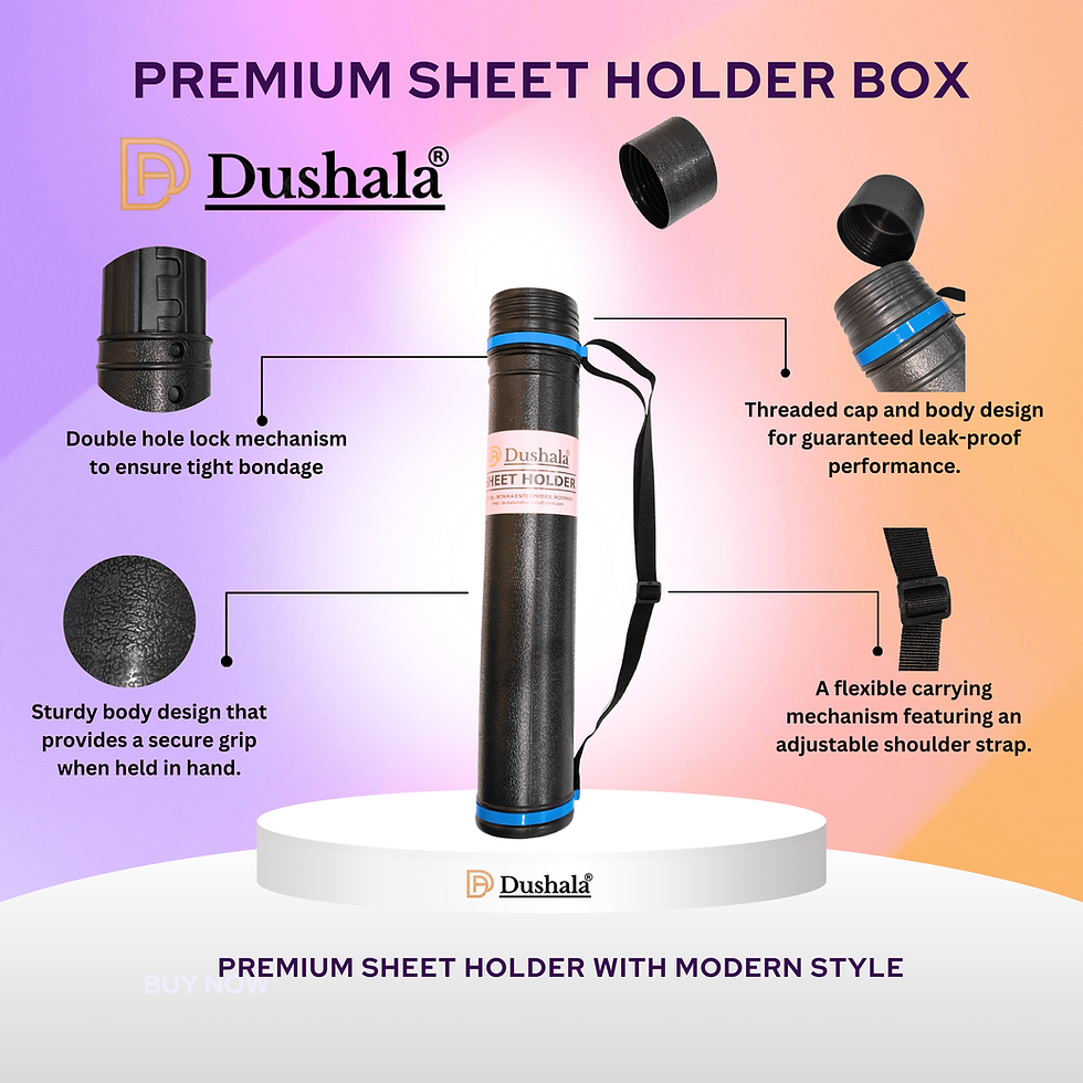 dushala Sheet Holder box