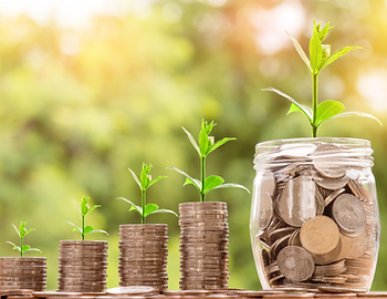 Money savings as they grow over time