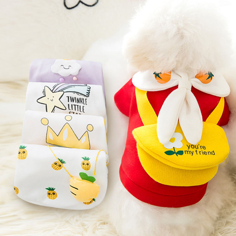 Cozy Cartoon Winter Pet Sweater & Apparel