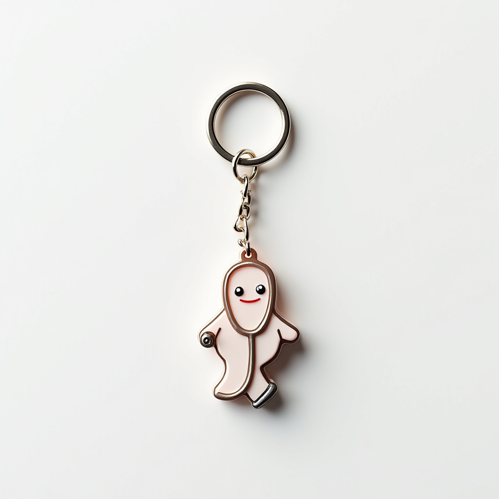 Stethoscope Charm Keychain
