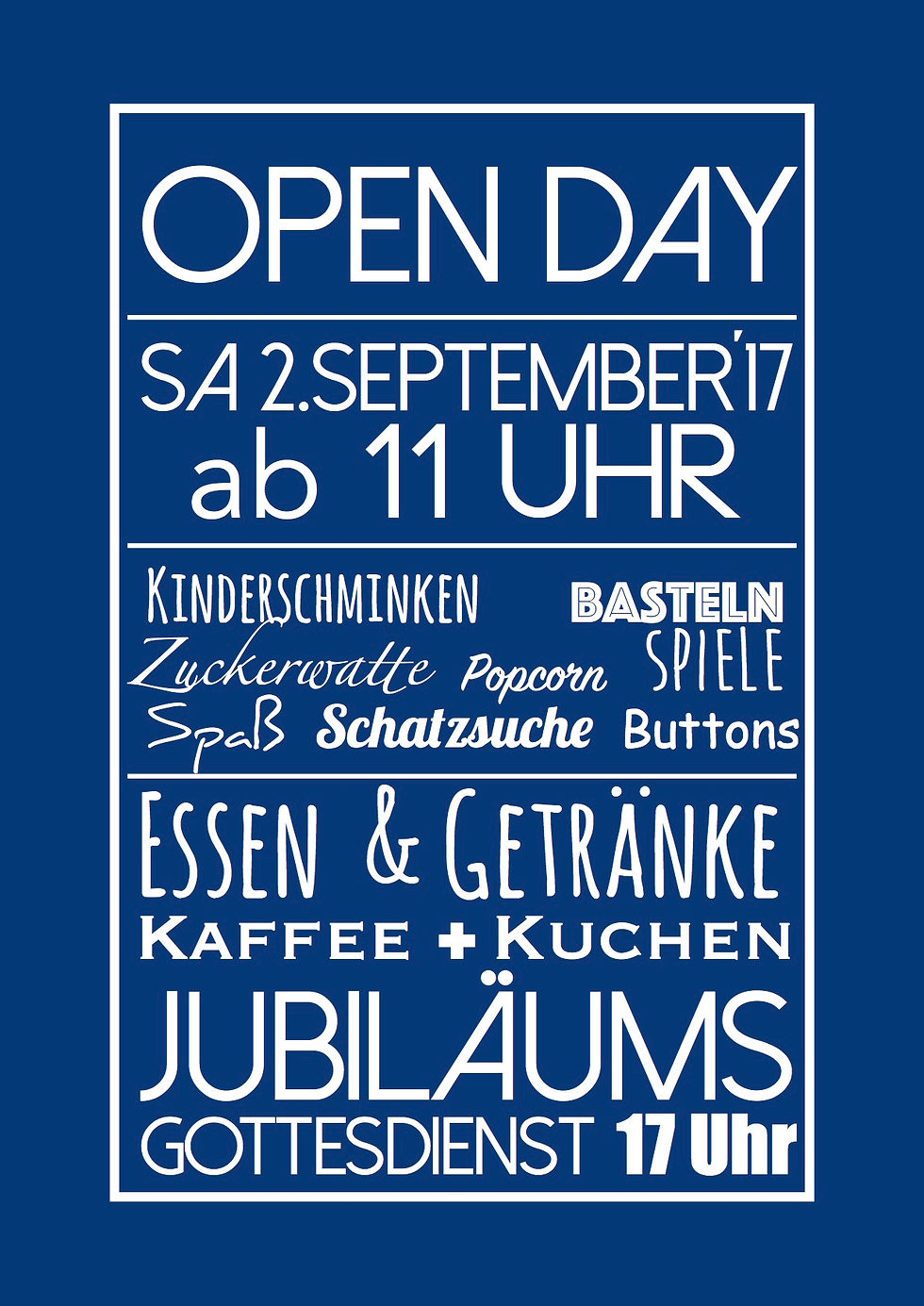 KOMM und feiern mit! Wir feiern unser 30 Jahre Freie Kirche St. Wendel