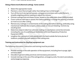 Free Hot Works Method Statement 