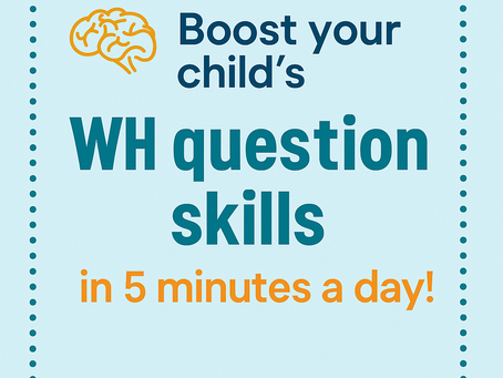 🧠 Helping Your Child Understand WH Questions: A Key to Stronger Communication