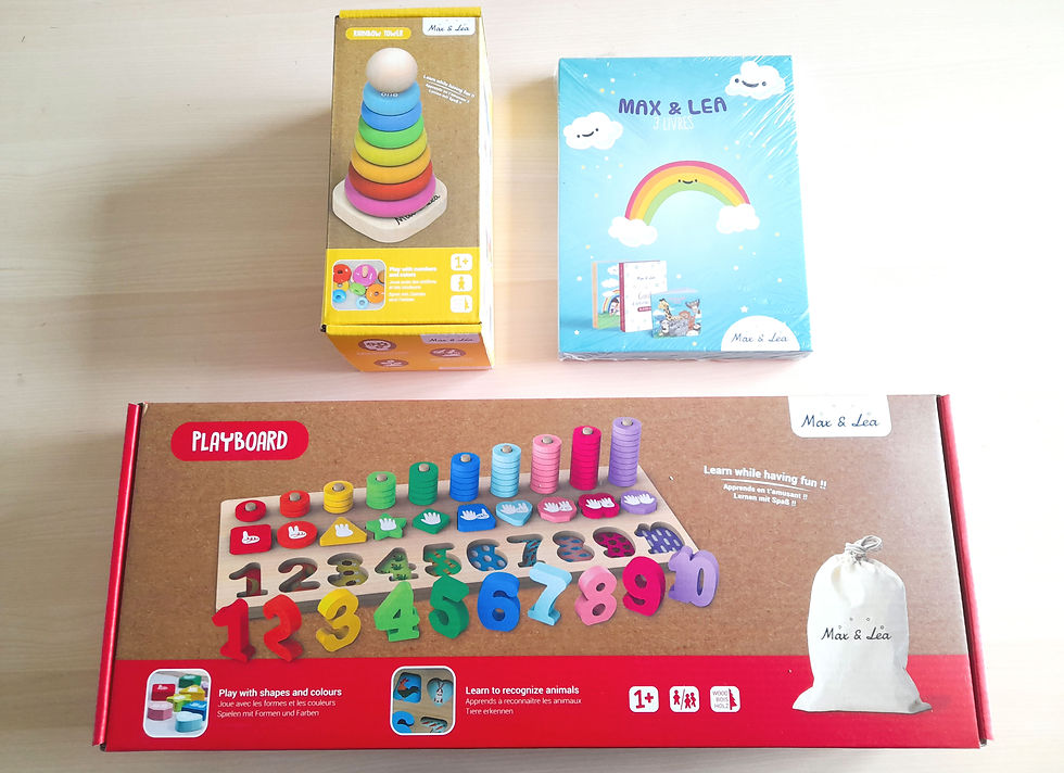 Max & Léa, énorme coup de cœur pour leurs jouets.