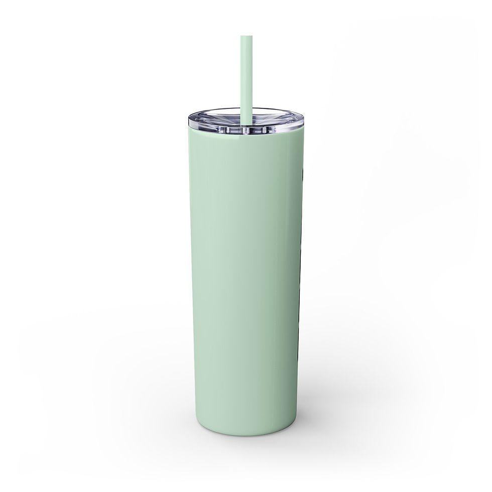 Miniatura: ADA Not For Debate Skinny Tumbler with Straw, 20oz