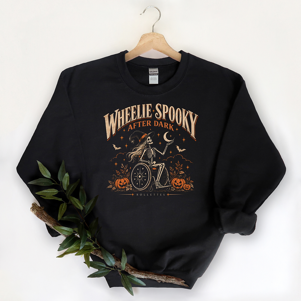 Miniatura: Wheelie Spooky Crewneck Sweatshirt