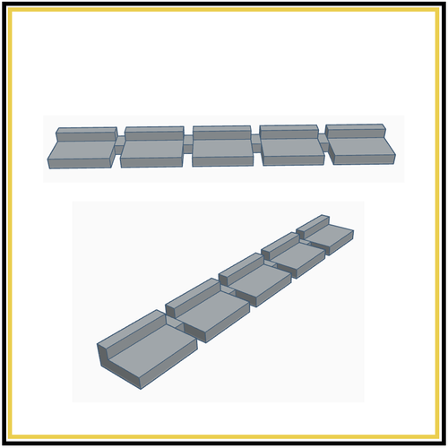 Basic Seats Two Tier Subbuteo Corner Stand Mini Soccer Builds