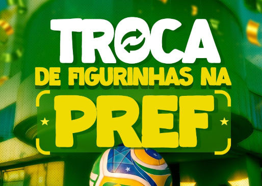Prefeitura promove tarde de troca de figurinhas da Copa do Mundo neste domingo