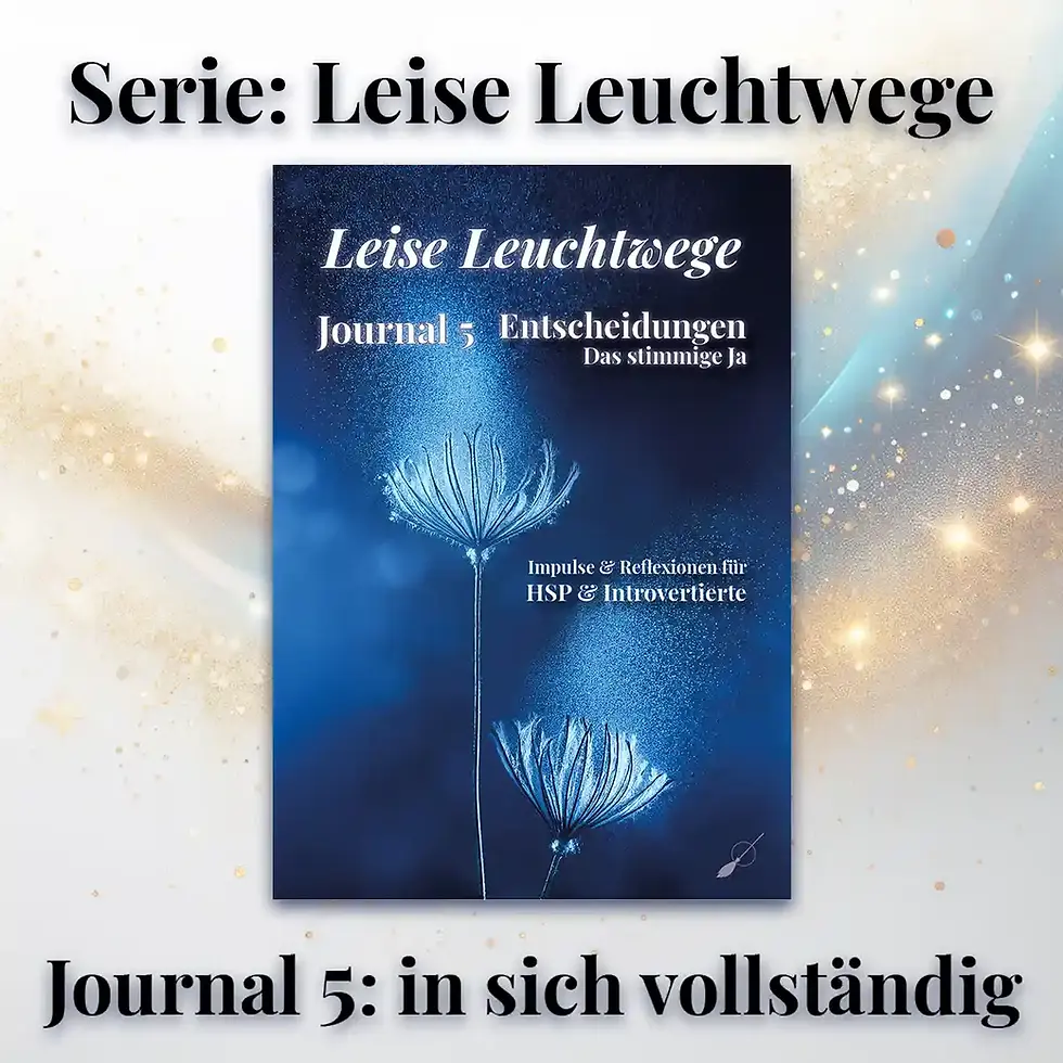 Miniaturbild: Hochsensibel leben Serie: interaktives Reflexionsjournal für Hochsensible Entscheidungshilfen Intuition Wortfeger Atelier