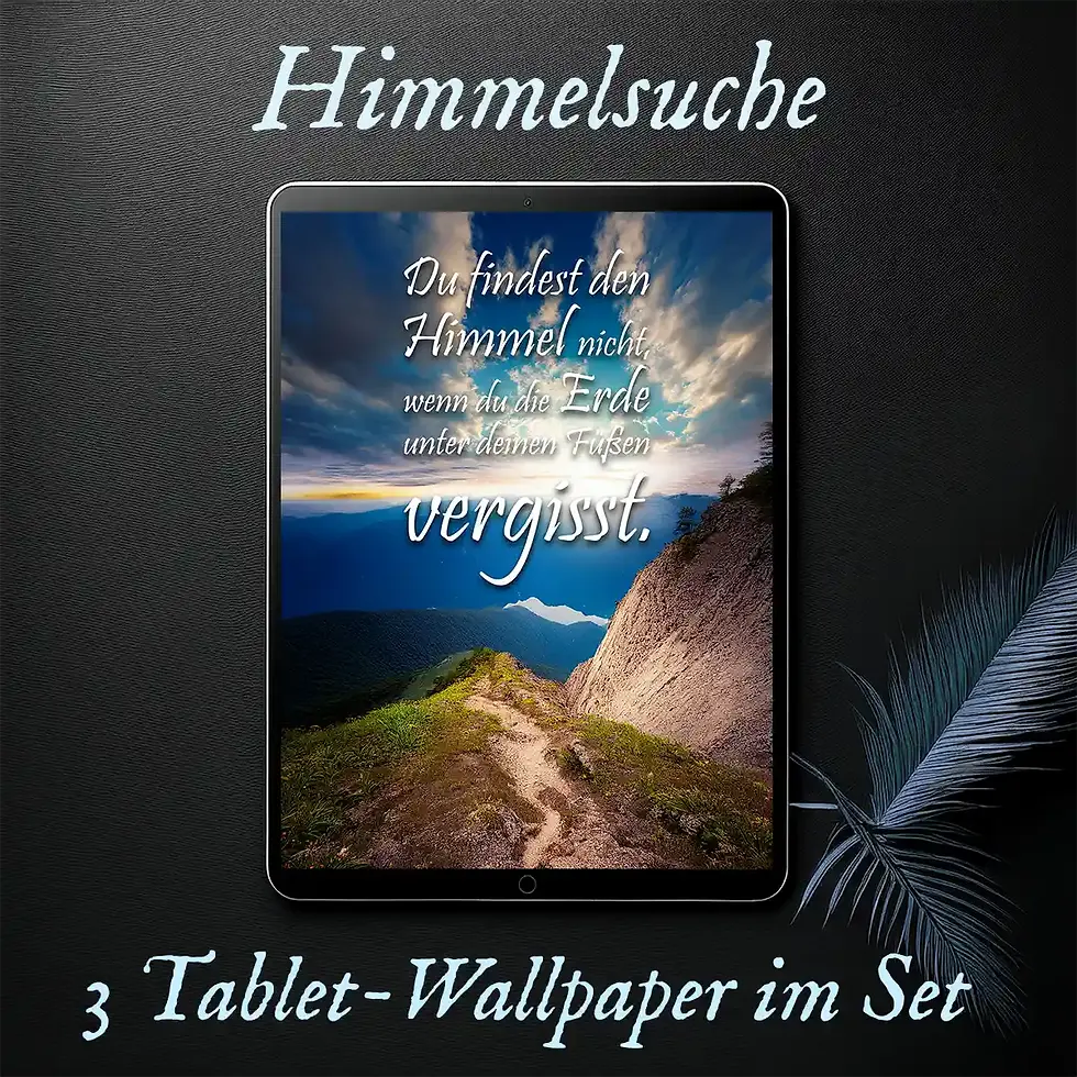 iPad Wallpaper: Spruchbilder Tablet-Hintergründe für Standfestigkeit & Ziele erreichen Wortfeger Atelier
