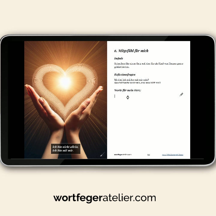 Miniaturbild: Erklärvideo: Weihnachten mit mir - Reflexionsjournal für bewusstes Fest - Wortfeger Atelier