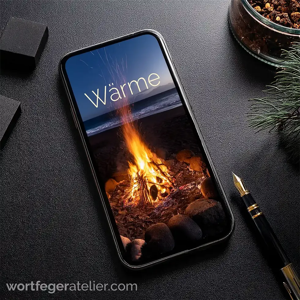 Miniaturbild: iPhone Feuerkraft Handy-Wallpaper Set Affirmationen Wortfeger Atelier