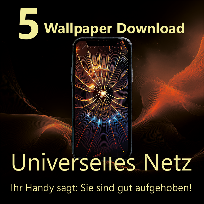 5 Handy Wallpaper - Universelles Netz für Urvertrauen & Geborgenheit - Wortfeger Atelier