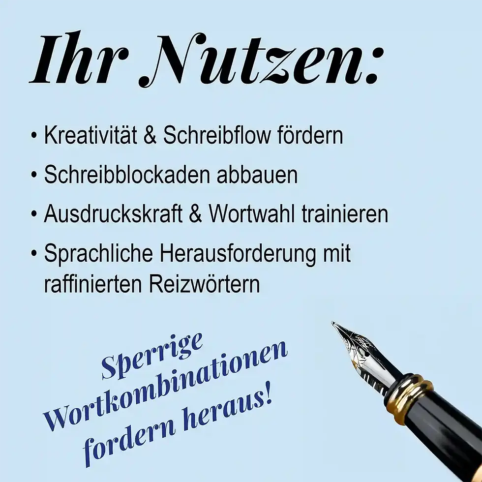 Miniaturbild: Nutzen von Reizwortgeschichten selbst schreiben 30 Aufgaben interaktives Schreibbuch Wortfeger Atelier