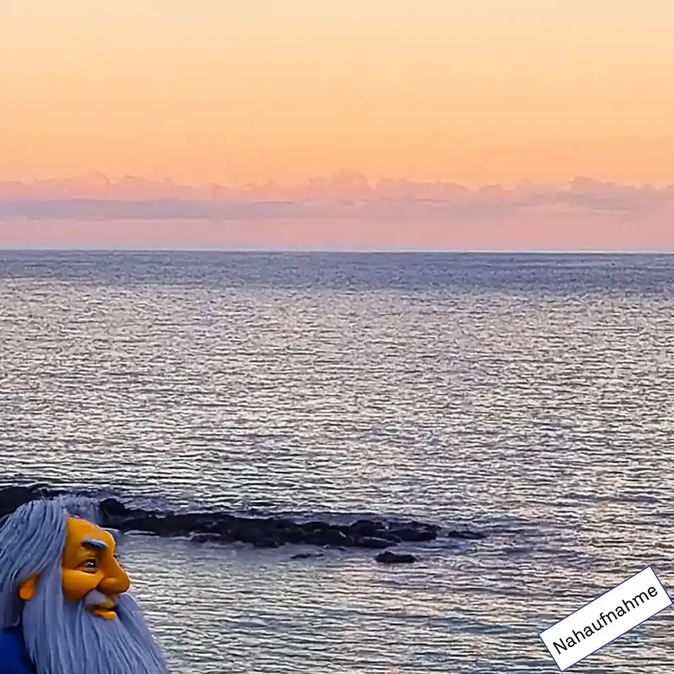 Miniaturbild: Nahaufnahme & Ausschnitt: Zwergig auf Lanzarote Spruchbild Fotokunst Kanaren Zwerge Wortfeger Atelier
