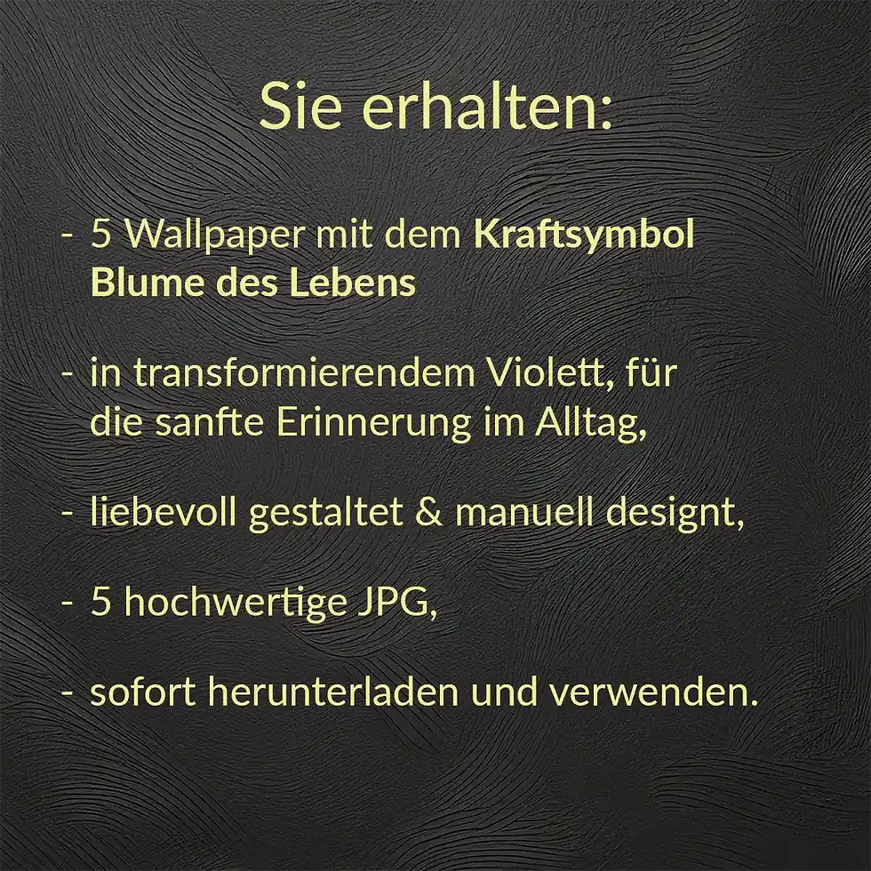 Miniaturbild: Inhalt & Nutzen: Blume des Lebens Handy Wallpaper 5 Hintergrundbilder Transformation Wortfeger Atelier