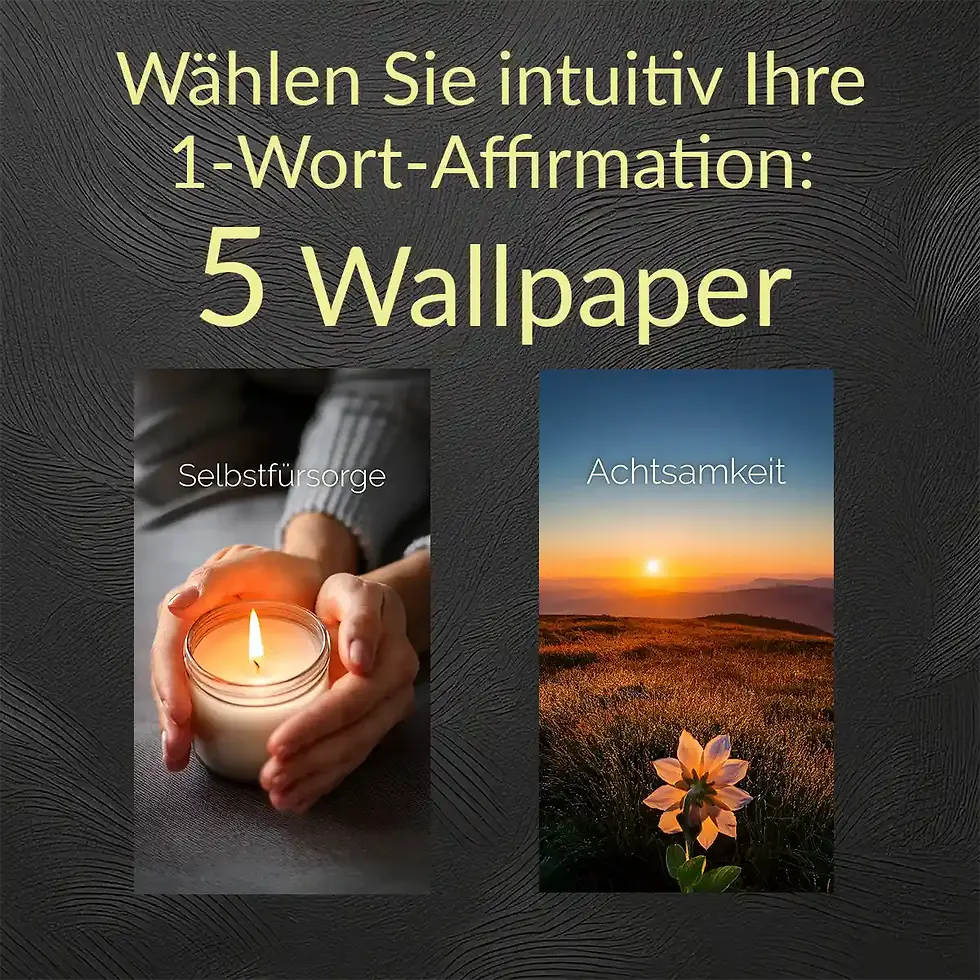 Miniaturbild: Hintergrundbilder: 5 Handy Wallpaper Leise Leuchtwege für Hochsensible mit Affirmationen Wortfeger Atelier