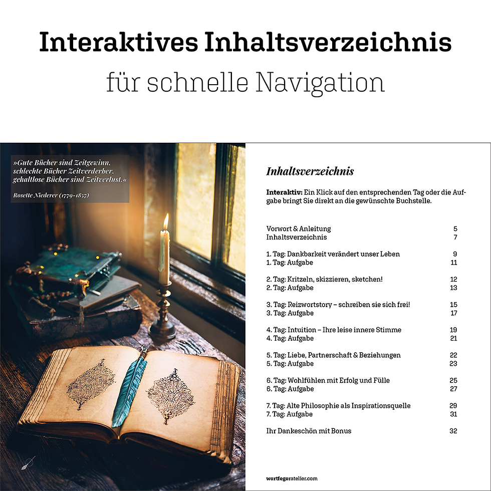 Inhaltsverzeichnis