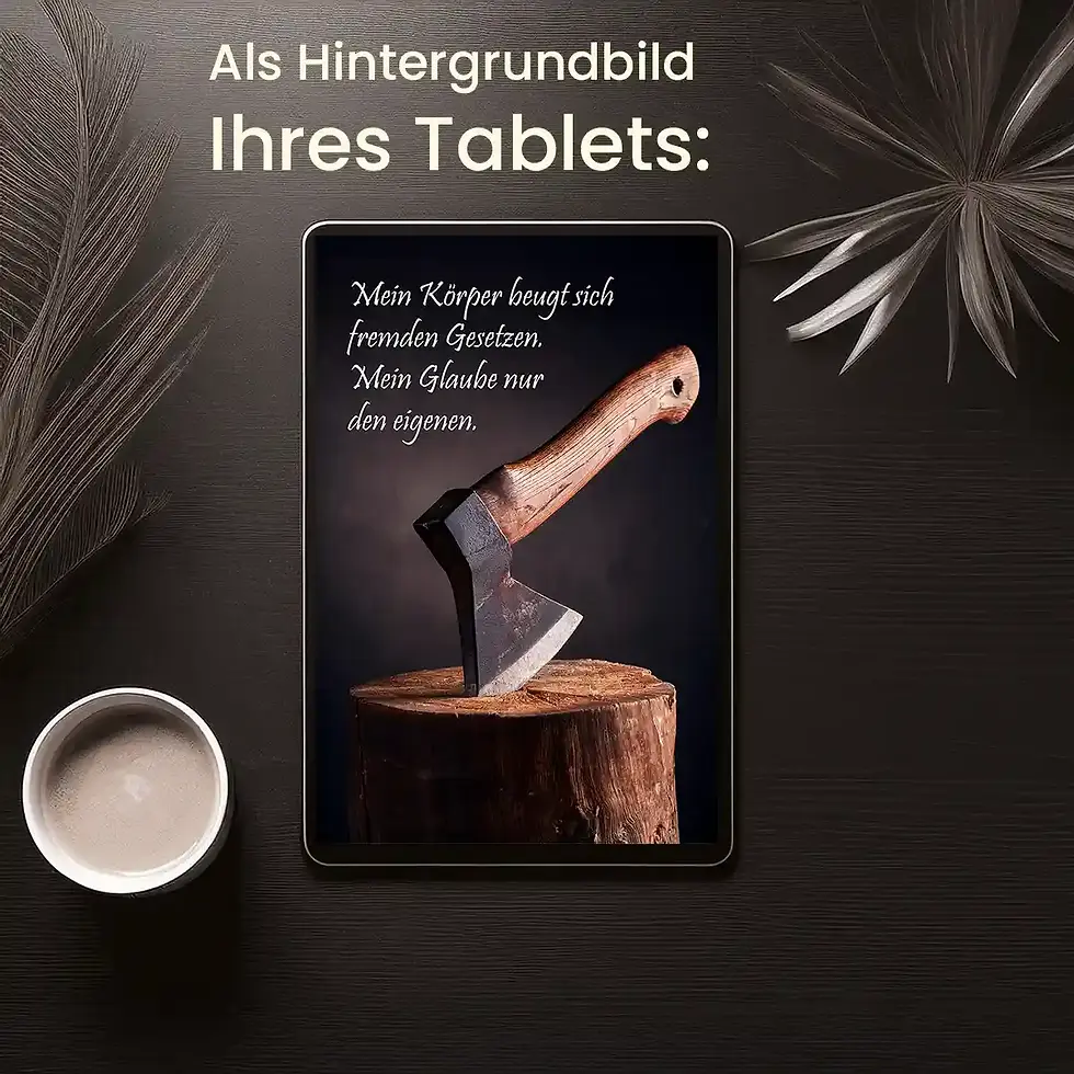 Miniaturbild: Tablet Hintergrundbild Mindset: Glaubensgesetz Spruchbilder Poster Wandbilder drucken Schweizergeschichte Wortfeger Atelier