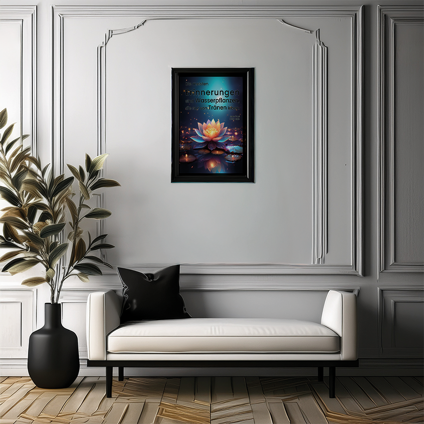 Wohnzimmer: Zitatebild Jean Paul - zum selbst Ausdrucken - printables - Wortfeger Atelier