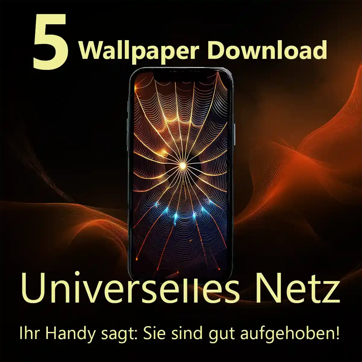 Universelles Netz Handy-Wallpaper-Set für Urvertrauen & Geborgenheit Wortfeger Atelier