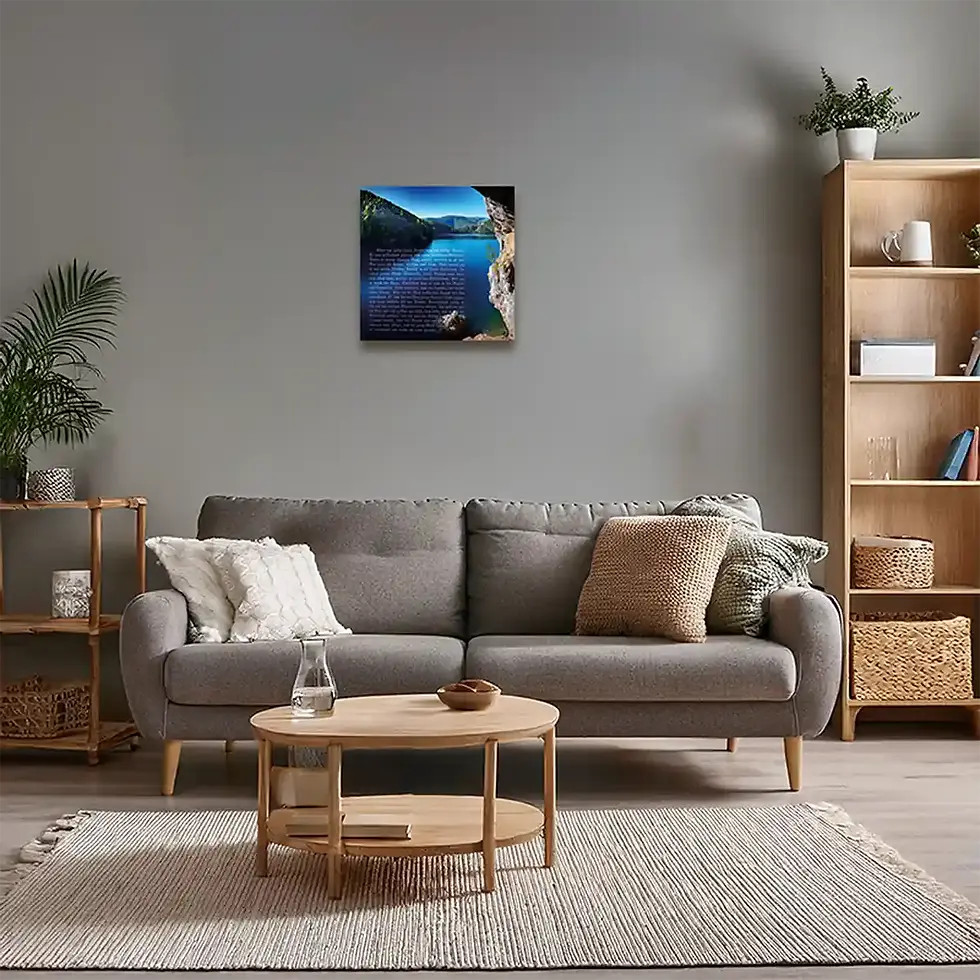 Wohnzimmer Deko Buchliebe: Schweizergeschichte Limitiertes Wandbild Beatushöhlen Drachensage Wortfeger Atelier