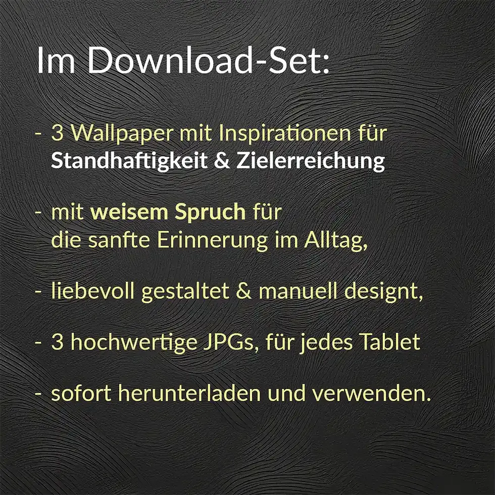 Miniaturbild: Set-Inhalt Nutzen: Spruchbilder Tablet-Hintergründe für Standfestigkeit & Ziele erreichen Wortfeger Atelier