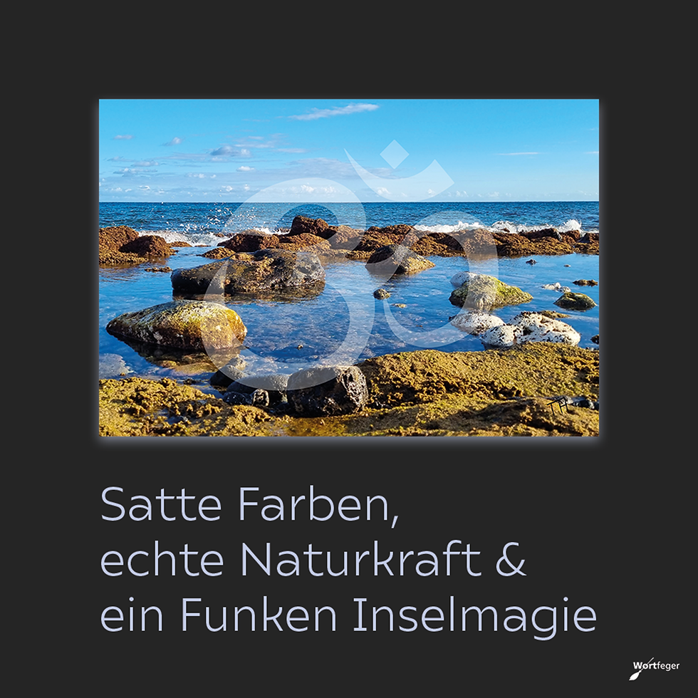 Wandbild: Vulkanbad OM - Lanzarote Kraftbild - Wortfeger Atelier