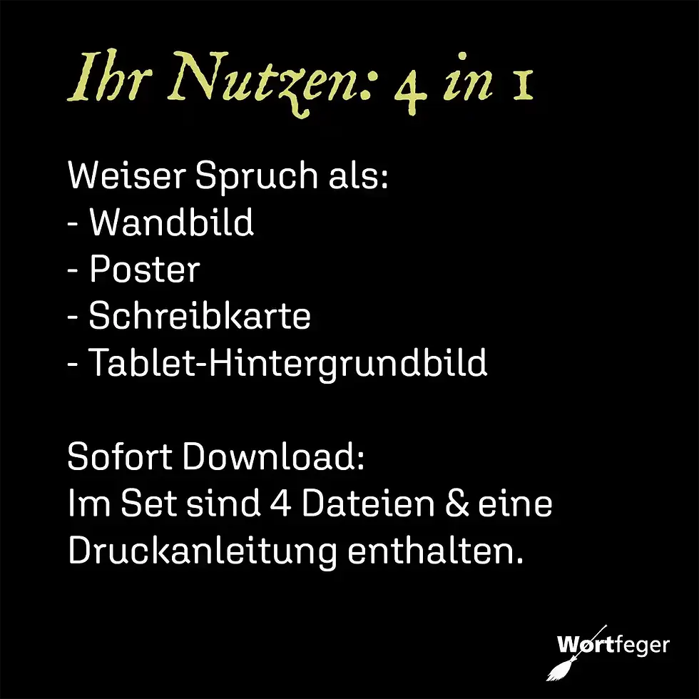 Miniaturbild: Nutzen Set-Inhalt: Minimalismus Wandbilder Printables Set mit Tablet-Wallpaper für persönliches Wachstum Wortfeger Atelier