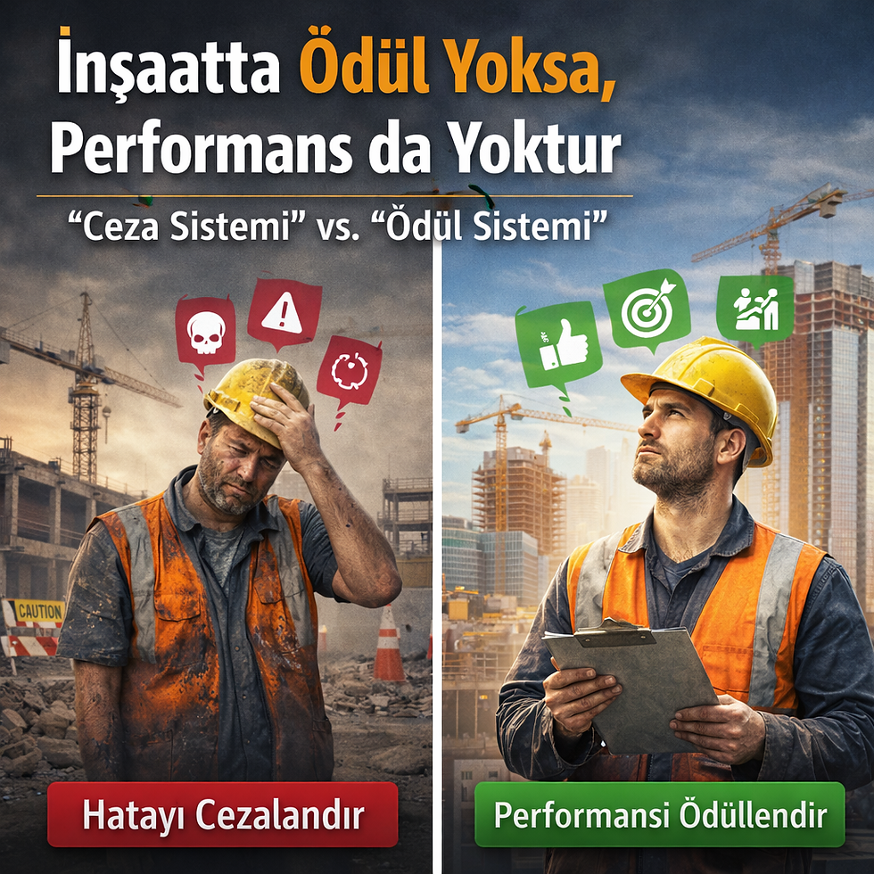İnşaatta Ödül Yoksa, Performans da Yoktur: Organizasyonlarda Transaksiyonel Liderlik Uygulaması