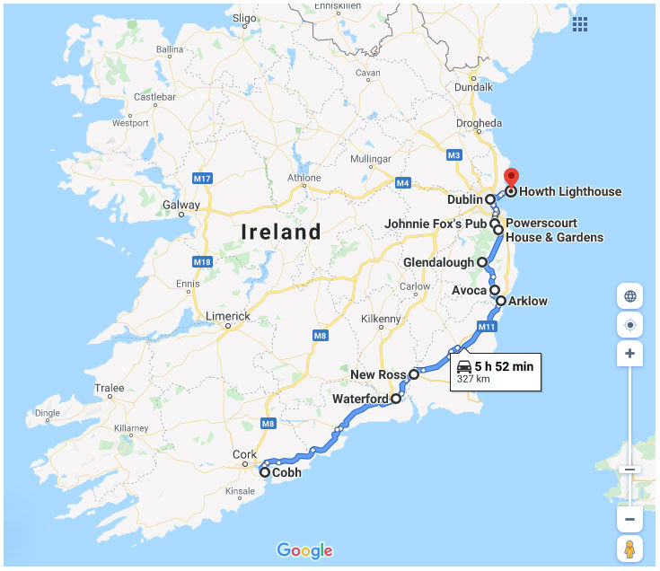 A Virtual Tour of Ireland Part II Going to Arklow, Maybe Avoca