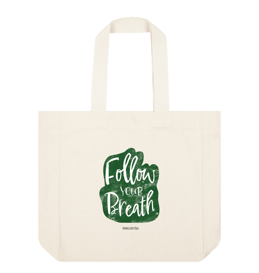 Follow Your Breath Shopping Bag