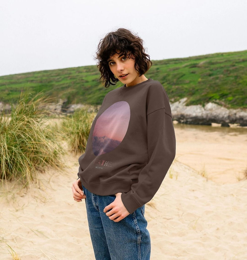 Breathe. Oversized Jumper