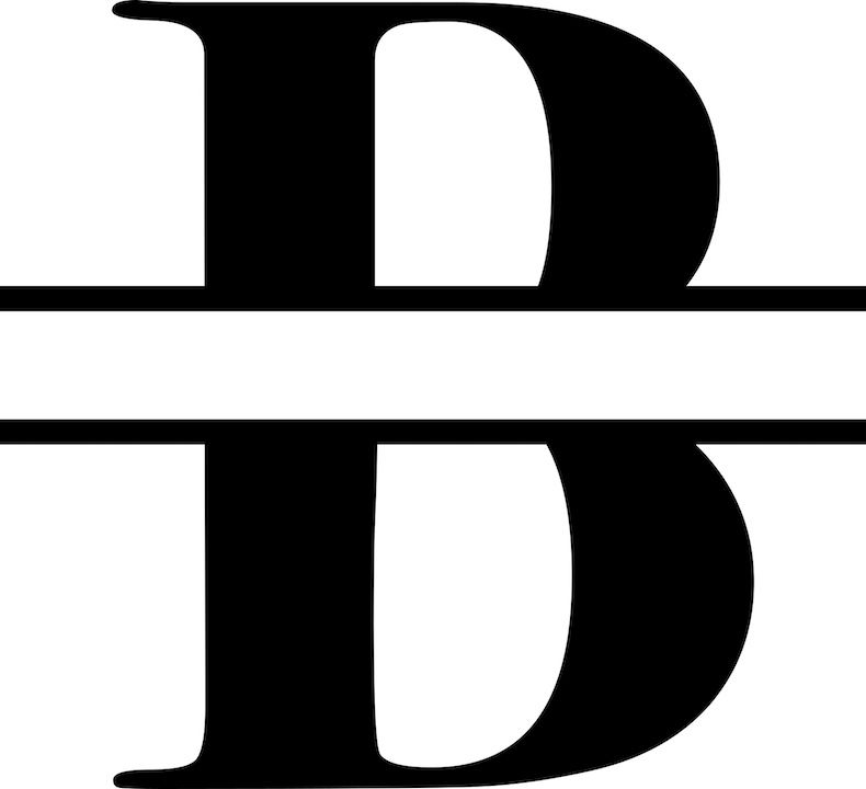 Thumbnail: Boni_Base A-Z Alphabet Split Monogram SVG
