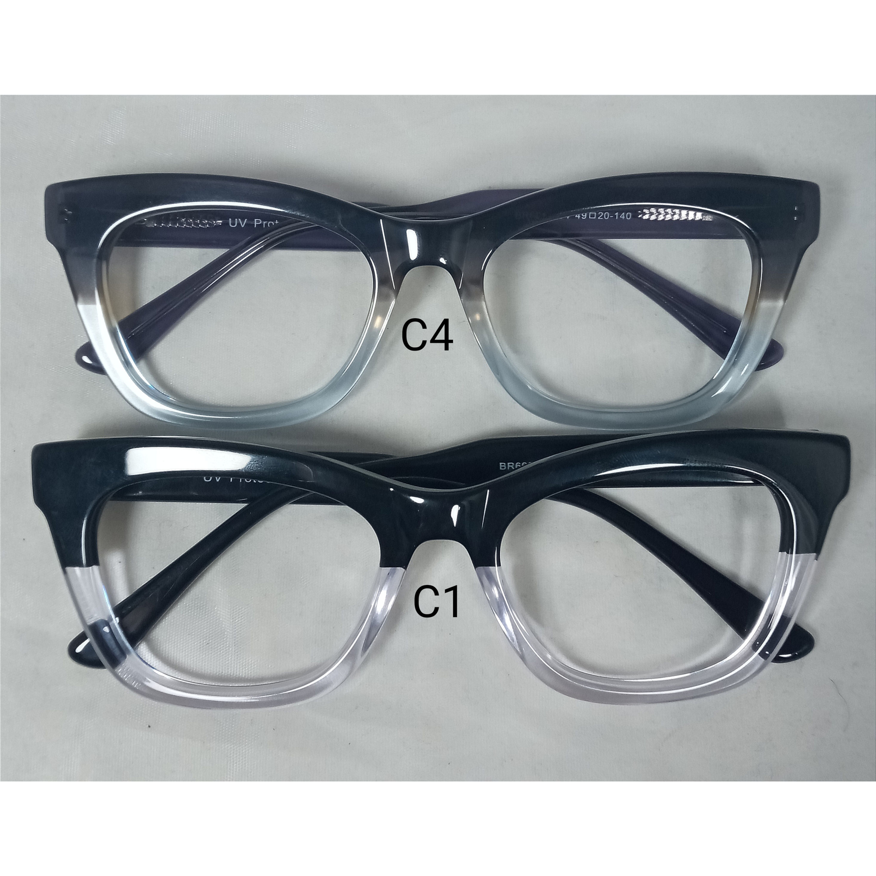 BR6637 Feminino Acetato Puro Óculos Original com Garantia!